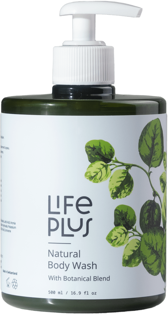 Lifeplus Natural Body Wash – pflanzliches Duschgel, verwendet als Handseife im BBQ Raum Hürth