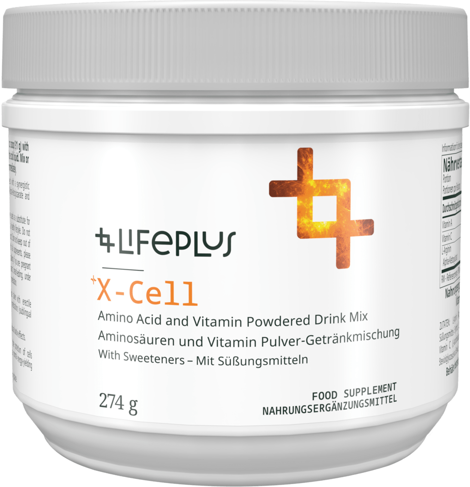 Lifeplus X-Cell – Aminosäuren- und Vitaminpulver, im Einsatz bei BBQ Raum Events (Hermann Donnik)