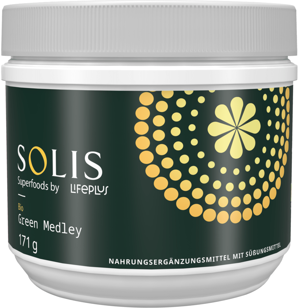 Solis Green Medley Dose – verwendet im BBQ Raum Hürth