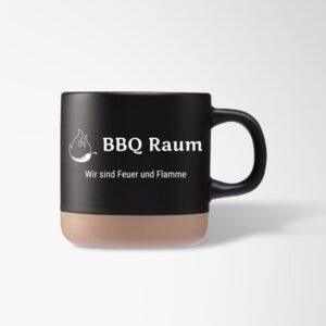 BBQ Raum Rustic Keramiktasse aus Keramik mit Logo, 355 ml